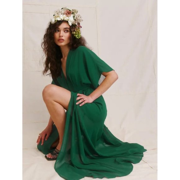 NWT Winslow Dress in Emerald (Size Various) - Picture 5 of 6